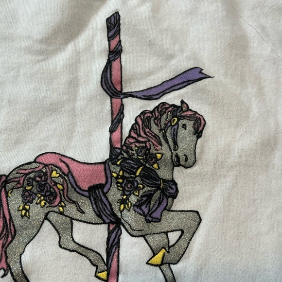 Vintage 1980s Las Vegas Tourism Carousel Unicorn 80s Sweatshirt - Picture 5 of 8